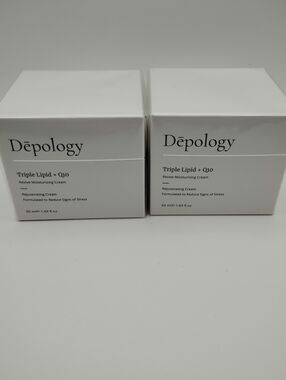 Dēpology Triple Lipid + Q10 Revive Moisturizing Cream - White